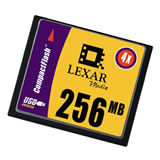 Lexar 256MB CF Data Card