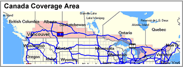 Exact Canada coverage of MapSource City Select v5.0