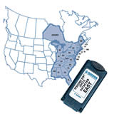Garmin Fishing Hot Spots East v5.0 Card