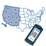 Garmin Fishing Hot Spots West v5.0 Card