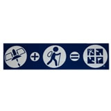 Geocaching Tech Nature Decal Sticker