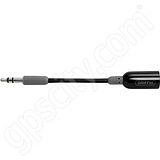 GPS City iPhone Headphone Adapter Cable Black