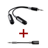 GPS City iPhone Dual Headphone Adapter