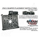 RAM Mount RAM-HOL-AP8L Locking Cradle Mount Instruction Sheet RMR-INS-AP8L