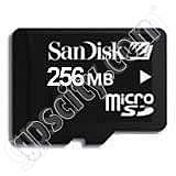 SanDisk 256MB microSD Data Card with Adapter
