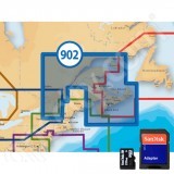 Navionics Nova Scotia-St Lawrence River Platinum Plus 902PP microSD with SD Adapter