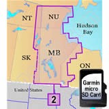 Garmin TOPO Canada Manitoba microSD Card