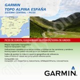 Garmin TOPO Alpina Espana - Sistema Central - Picos microSD Card