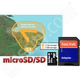 Garmin TOPO Great Britain Peddards Way and Norfolk Coast Path microSD Card