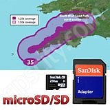 Garmin TOPO Great Britain South West Coast Path, North Section microSD Card