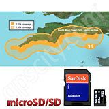 Garmin TOPO Great Britain South West Coast Path, South Section microSD Card
