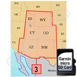 Garmin TOPO US 100K Mountain SW microSD Card Region 3