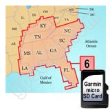 Garmin TOPO US 100K Southeast microSD Card Region 6
