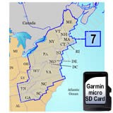 Garmin TOPO US 100K Upper East Coast microSD Card Region 7