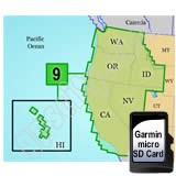 Garmin TOPO US 100K West Coast and Hawaii microSD Card Region 9