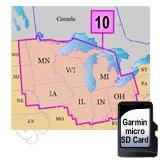 Garmin TOPO US 100K Western Great Lakes microSD Card