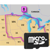 Garmin TOPO US 100K W Great Lakes microSD Card Region 8