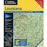 National Geographic Topo! Louisiana for WINDOWS