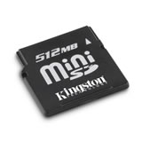 Kingston 512MB miniSD Data Card with Adapter