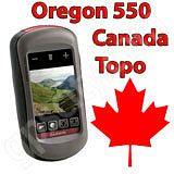 Garmin Oregon 550 with Camera and Canada Topo