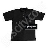 GPS City Black Short Sleeve Polo Golf Shirt XL