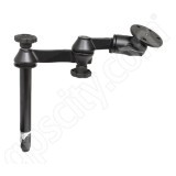 RAM Mount Tele-Pole 8 inch Male Tube with Dual Swing and Round Plate