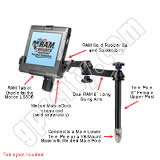 RAM Mount Motion LS800 Tablet Tele-Pole RAM-VP-TTM8-MOT1