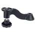 RAM Mount Bent Swing Arm Extension with 3 inch Bolt