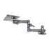 RAM Mount Horizontal Post Dual Swing Arm VESA Plate Mount