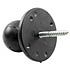 RAM Mount Round Plate with Wood Screw Base and 1.5 inch Ball