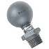 RAM Mount Aluminum 1.5'' Ball with Male 0.5'' NPT Threaded Post
