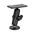 RAM Mount Aluminum 1'' Ball System with 2.5'' dia Base and 2'' x 4'' Rectangular Plate