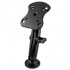 RAM Mount Aluminum Humminbird Screw Down Long Arm Marine Mount 1 inch Ball