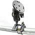 RAM Mount Strap Rail Base with Short Arm Round Assembly
