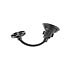 RAM Mount Plastic Round Plate on 4'' Flex Arm with 2.3'' Locking Suction Cup