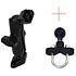 RAM Mount Plastic Double Diamond Plate Mount with Extra Aluminum Zinc U-Bolt Base