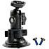 RAM Mount Plastic Locking Suction Short Rotating Mount with 1 inch Socket End