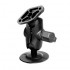 RAM Mount Short Round Flex Adhesive Base with Diamond Cradle Plate