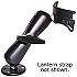 RAM Mount Aluminum 1.5 inch Ball 4 to 6 inch Rail Lantern Saddle Mount with 2.5 inch Base