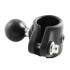 RAM Mount Aluminum 1.5 inch Ball on 1 inch dia. Rail Post Base