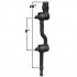 RAM Mount Plastic Adjustable Adapt-A-Post 16 inch Extension Arm
