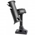 RAM Mount Plastic RAM Tube Jr. Fishing Rod Holder with Standard 6 inch Post Spline and Bulkhead/Flat Surface Mounting Base