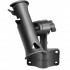 RAM Mount Plastic RAM Tube Jr. Fishing Rod Holder with Short 4 inch Post Spline and Vertical Bulkhead Mounting Base