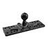 NPI RAM Plastic Marine 6.25 x 2 inch Plate on 1.0 inch Ball