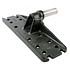 RAM Mount Aluminum Large 11 x 3 inch Plate with 0.5 inch Pipe Post