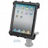RAM Mount Aluminum Tab-Tite Large Rugged Use Screw Down Mount for 10 inch Tablets 1.5 inch Ball