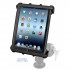RAM Mount Aluminum Tab-Tite Large Rugged Use Locking Screw Down Mount for 10 inch Tablets 1.5 inch Ball