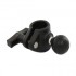 RAM Mount Aluminum 1 inch Rail Post Clamp with 1.5 inch Ball