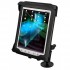 RAM Mount Aluminum Tab-Lock 10 Screw Down Long Arm Locking Swivel Mount for Panasonic Toughpad FZ-A1 NO CASE