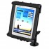 RAM Mount Aluminum Tab-Lock 9 Screw Down Long Arm Locking Swivel Mount for Panasonic Toughpad FZ-A1 with Case